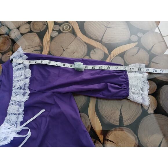 Vintage Pitchfork Brand Country Western Line Dancing Skirt and Top Set Purple S - Picture 8 of 12